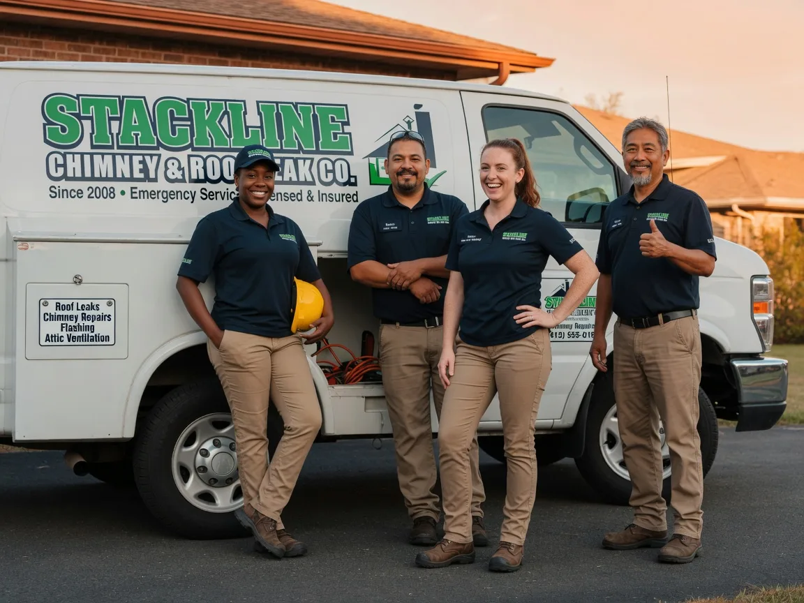 Chimney flashing repair company in Franklin, OH